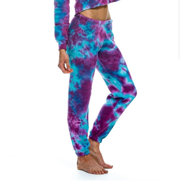 Aviator Nation Pants - Aviator Nation tie dye joggers
